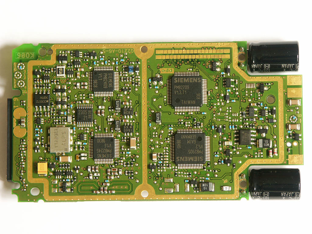 PCB of Siemens C11e cell phone