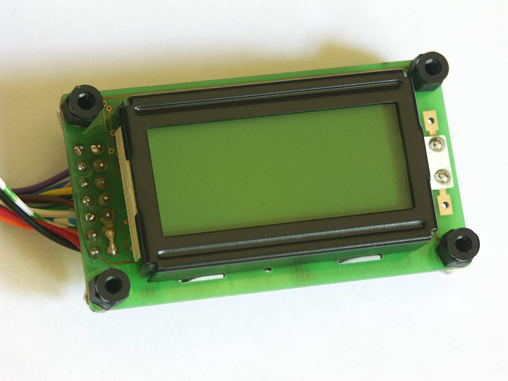 8x2 LCD with background lighting