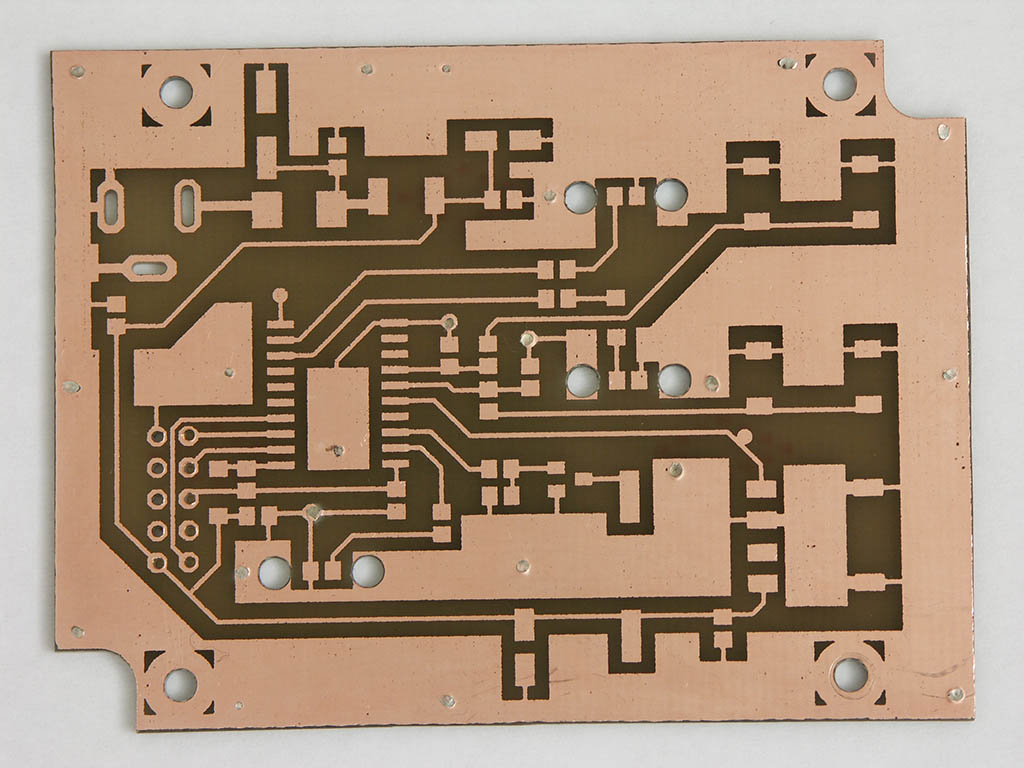 PCB for new universal timer with casing and TCXO
