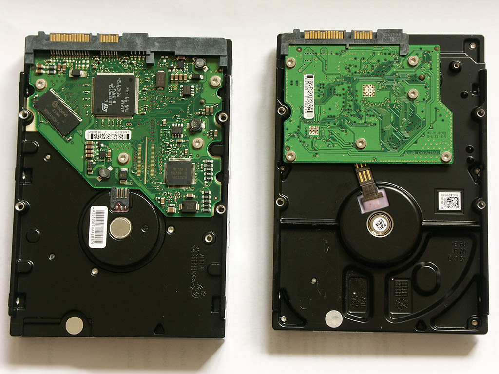 Seagate warranty: Left is what I sent in, right is what they returned. (Note the scratches) But the return drive has been working fine since.