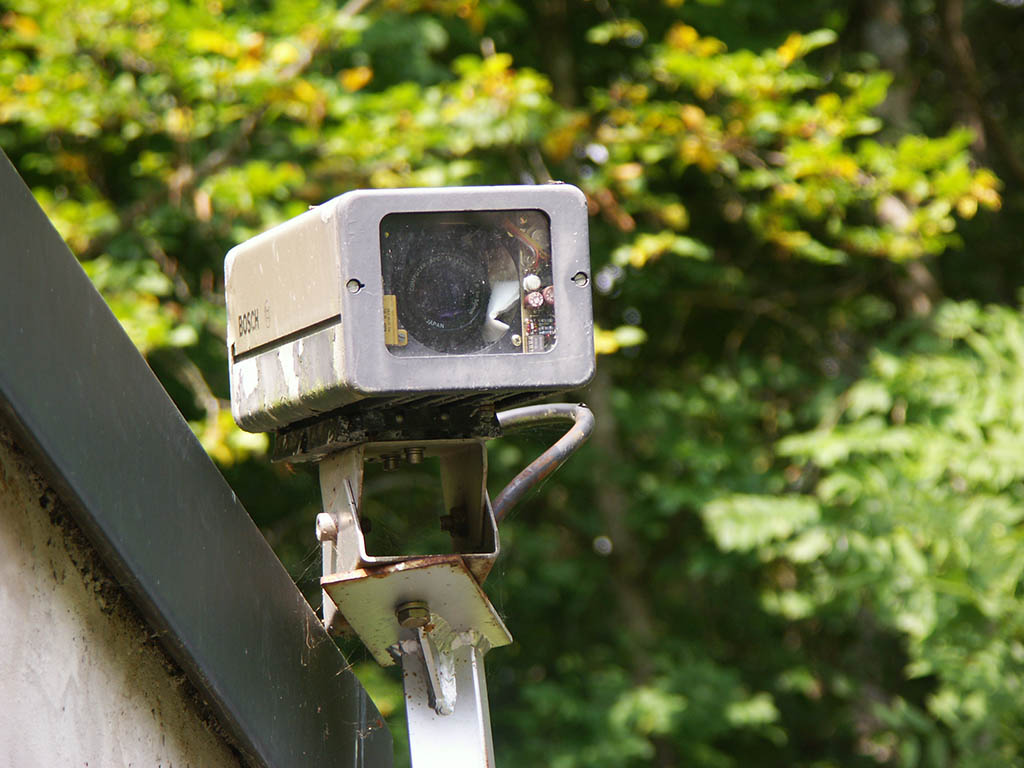 Surveillance camera in Switzerland