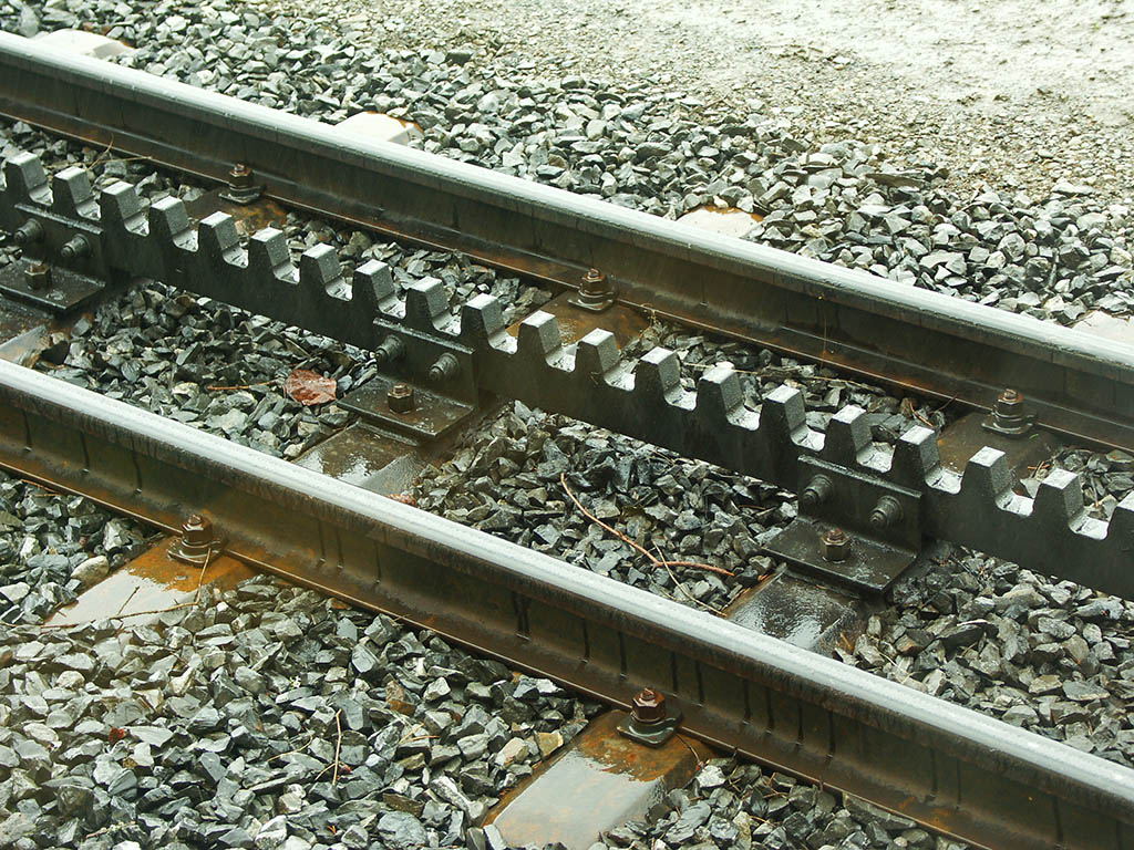 Railway between Lauterbrunnen and Kleine Scheidegg