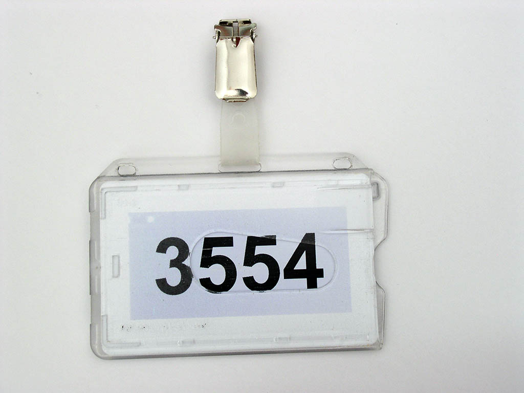 RFID security pass used at the Krümmel nuclear power plant, Germany