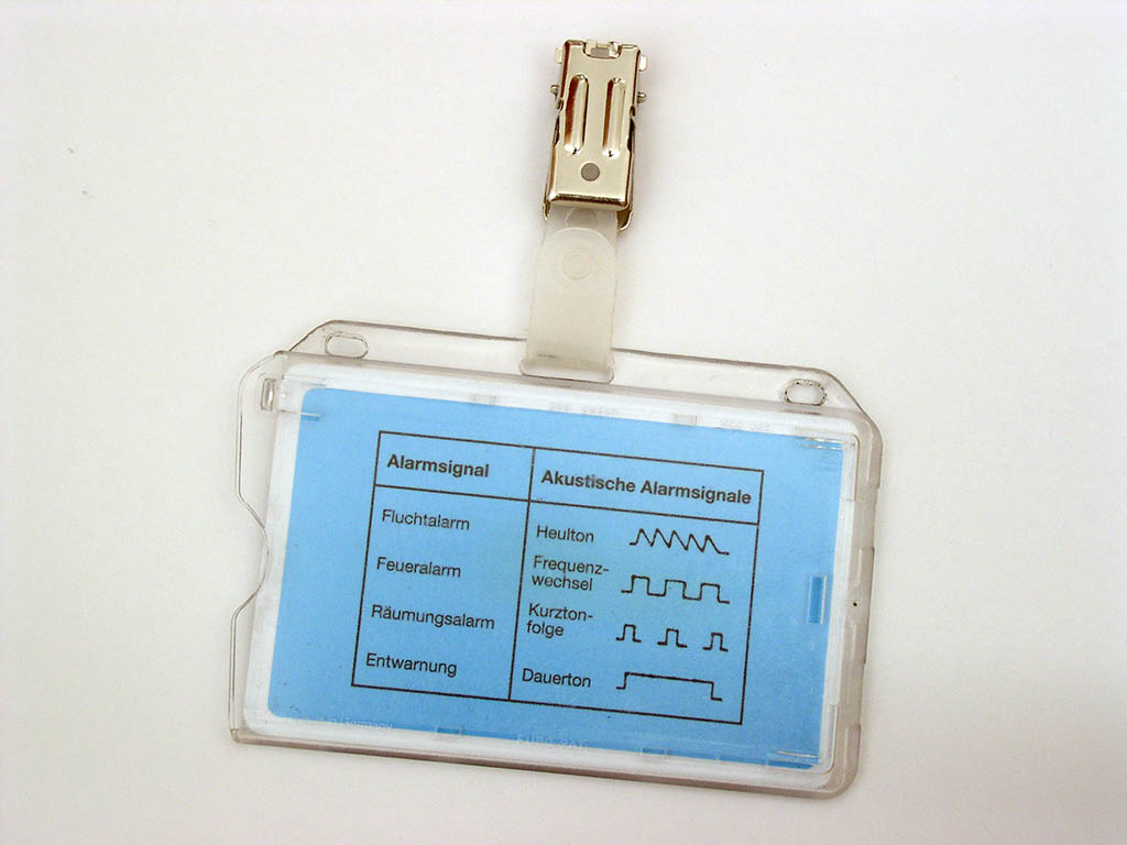 RFID security pass used at the Krümmel nuclear power plant, Germany