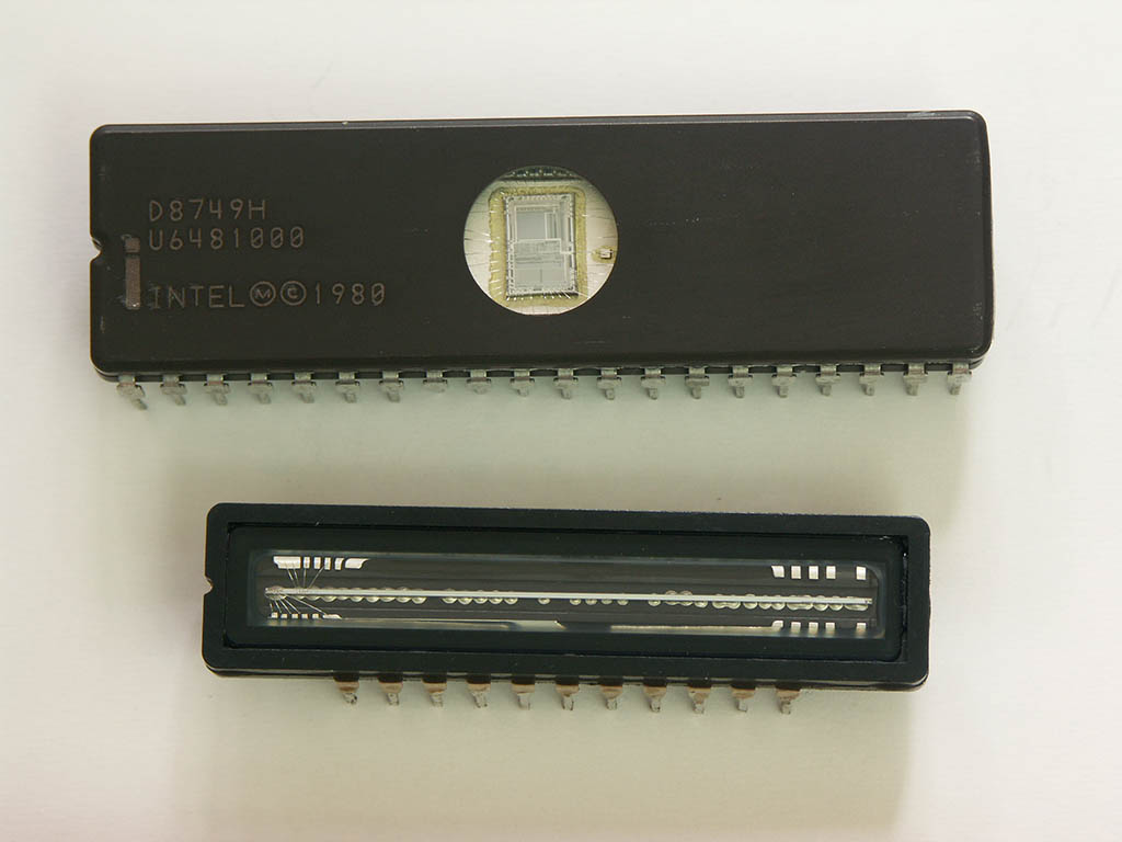 Intel microprocessor, CCD line sensor