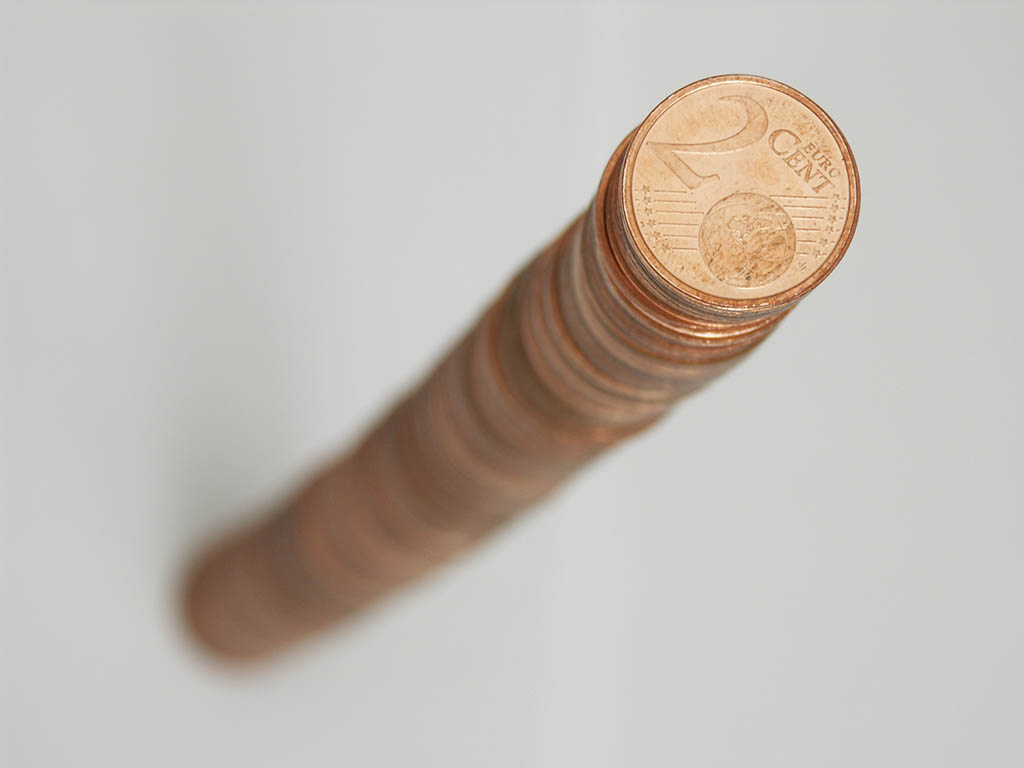 A tower of precisely 200 2 cent coins