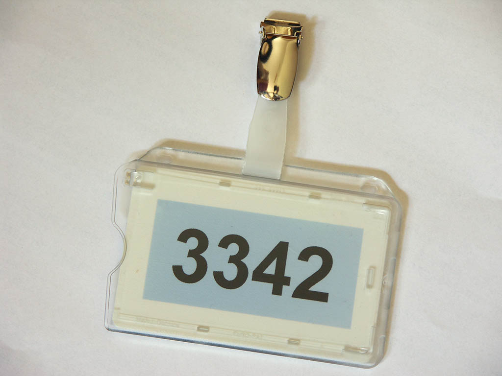 RFID security pass from the Krümmel nuclear power plant, Germany - My second intership there